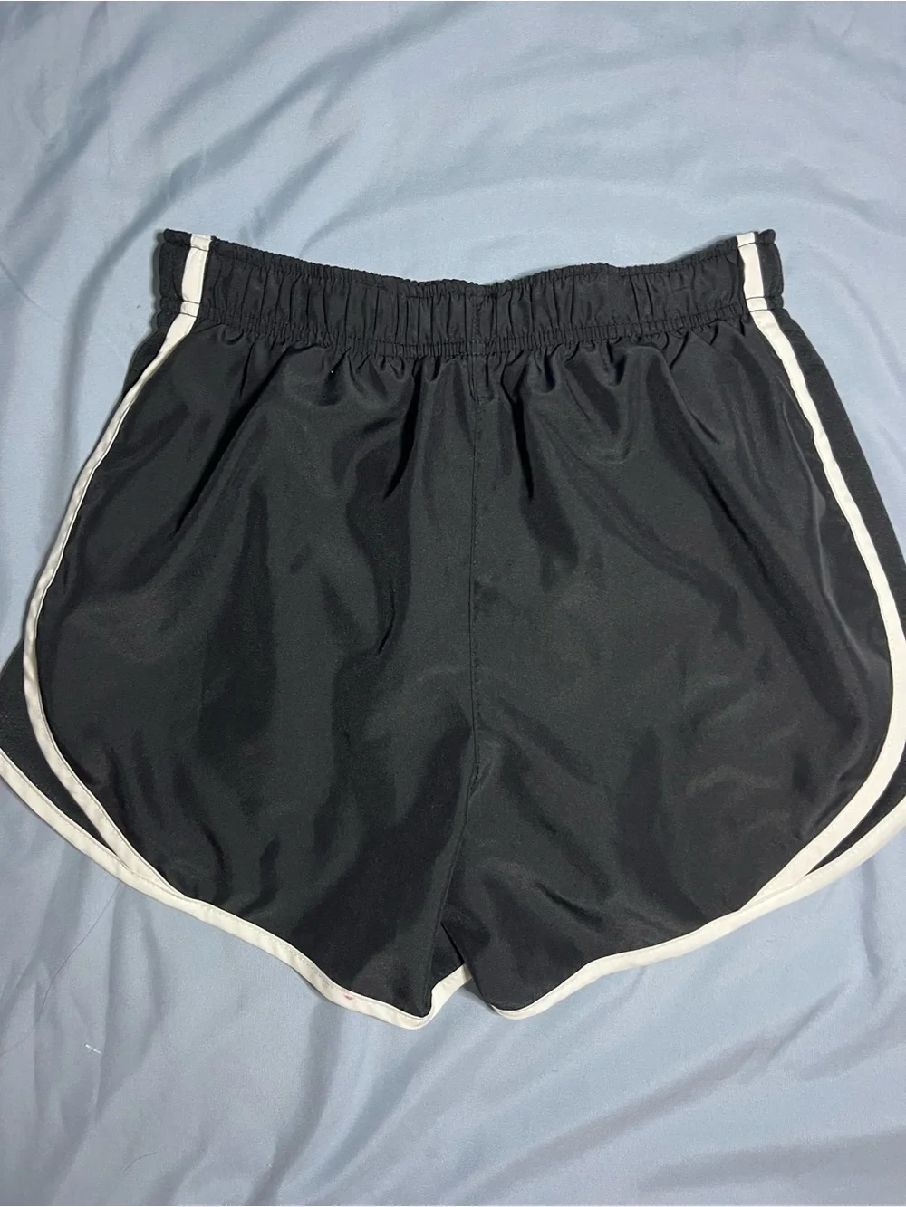 Nike Dri-FIT Tempo Women's Running Shorts Black White Lined XS